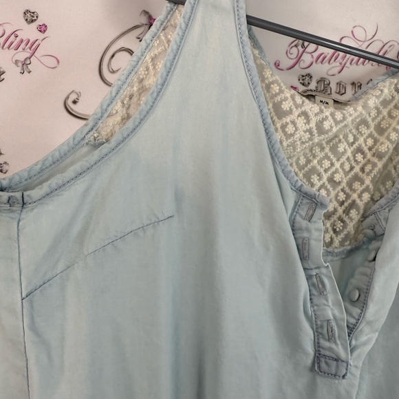 Smart Set dress light blue white cream Lace Detail Light Blue and White rare - Picture 7 of 13